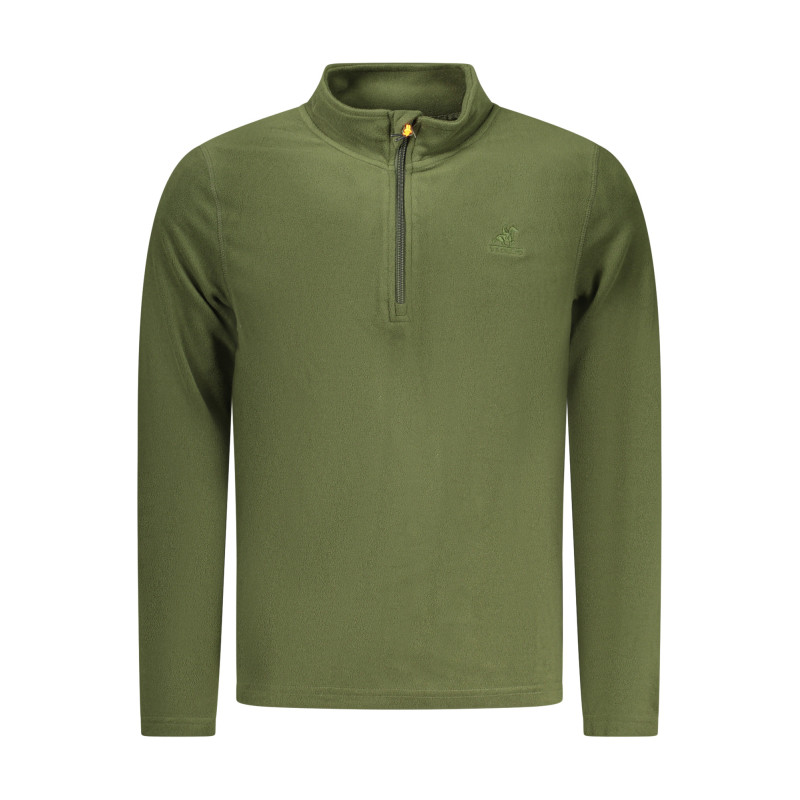 SWEAT-SHIRT VERT À FERMETURE ÉCLAIR POUR HOMME US GRAND