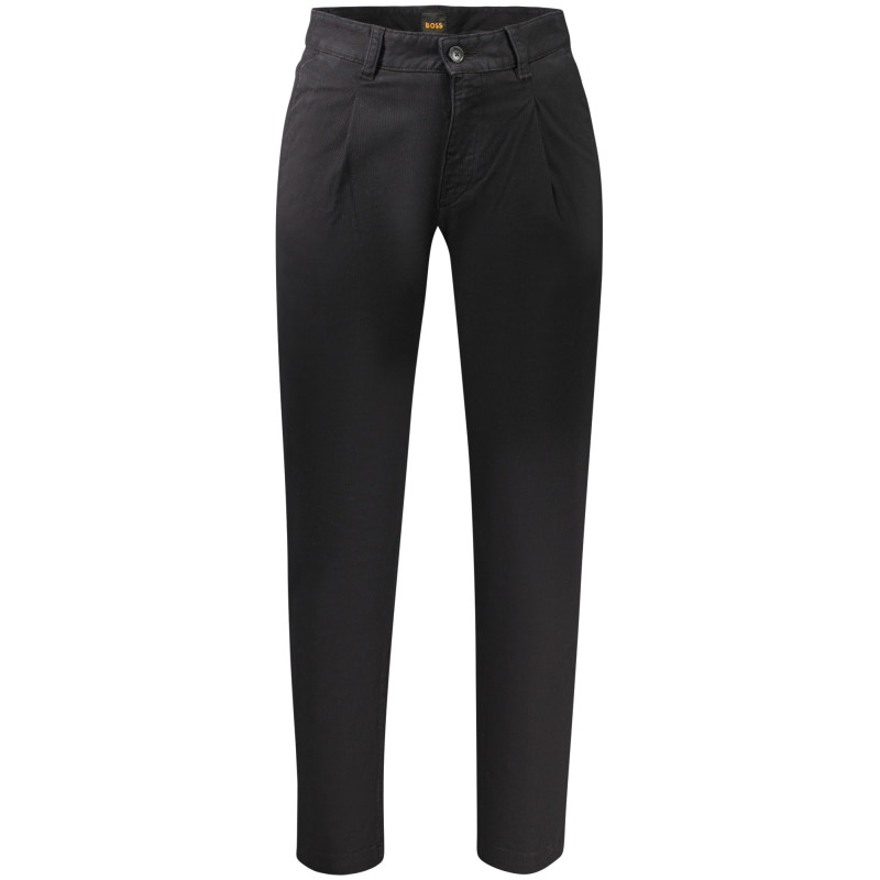 BOSS MEN'S BLACK TROUSERS